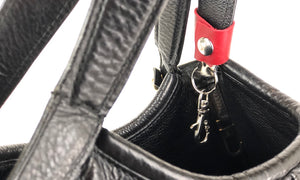 Never Lost Leather Keyring