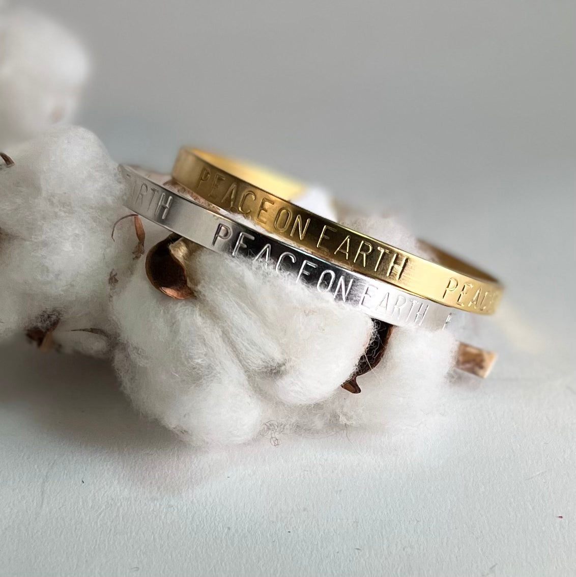 Peace on Earth bangle